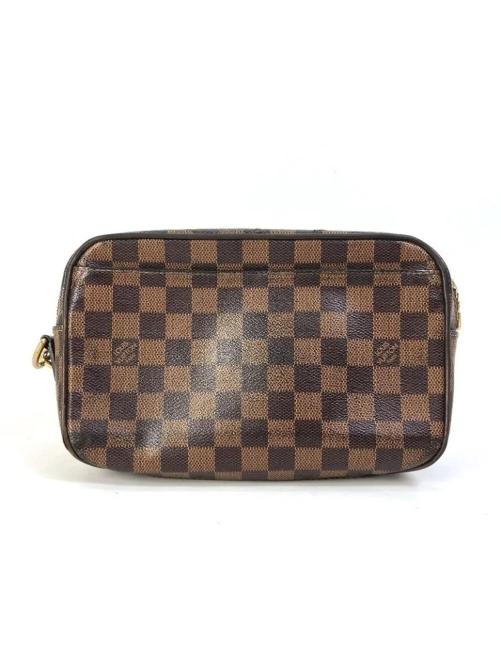 Louis Vuitton Second Bag Pochette Saint Paul Damier Canvas Ebene Brown